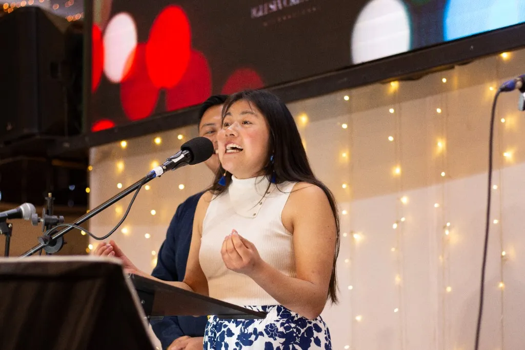 Conferencia Brave — momento en el escenario